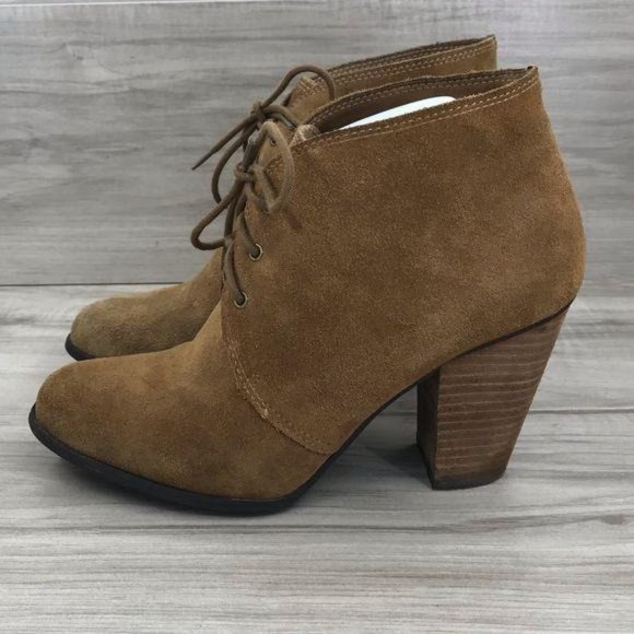 BCBGeneration Ankle Boots Women's 10 Paxxton Suede Brown Lace Up Booties - Picture 8 of 11